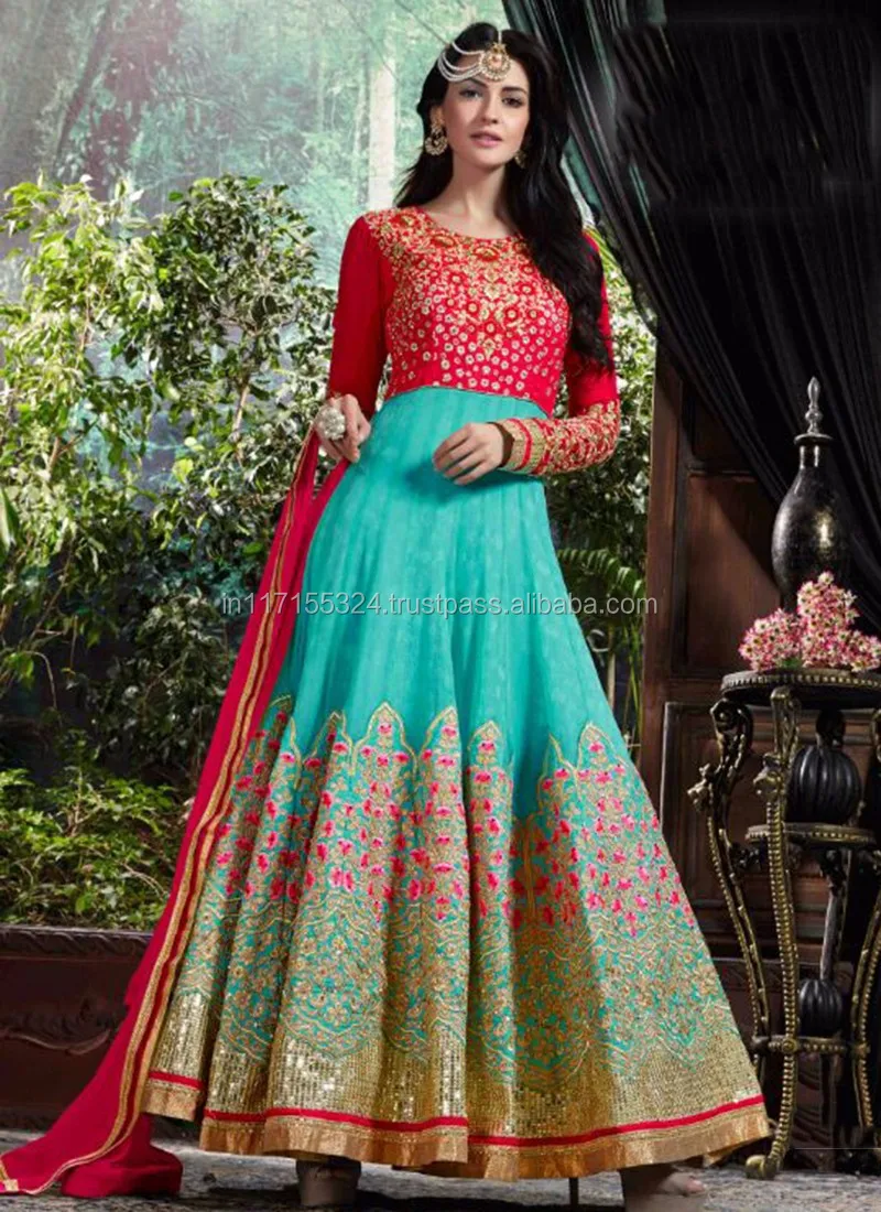 long sleeve anarkali