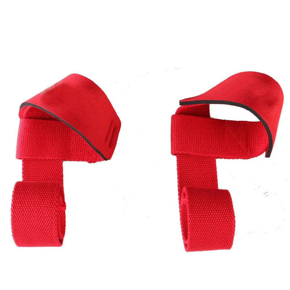 Custom Logo Powerlifting Grips Workout Training Gym Wrist Straps Figure