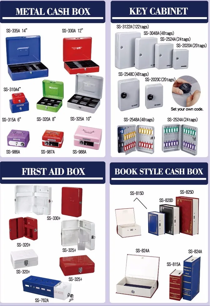 cash box and key cabinet and first aid box.jpg