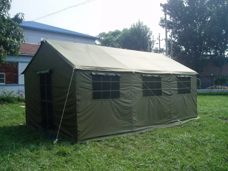 Accommodate 25-30 persons Canvas Military Shelter Tents, View Shelter ...