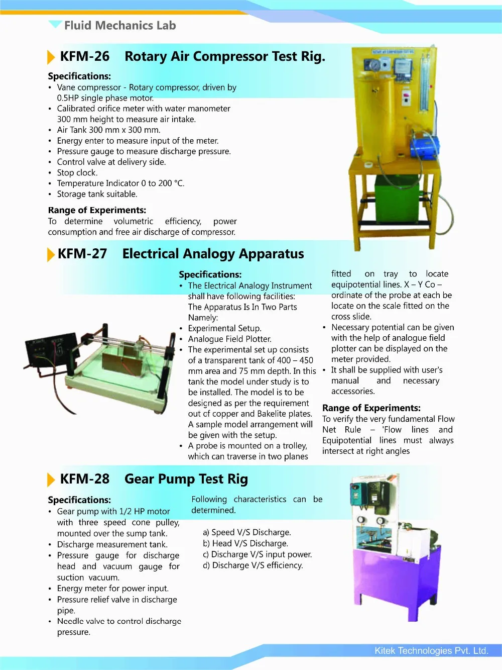 Hydraulic Tilting Flume Fluid Teaching Equipment Fluid Mechanics Lab