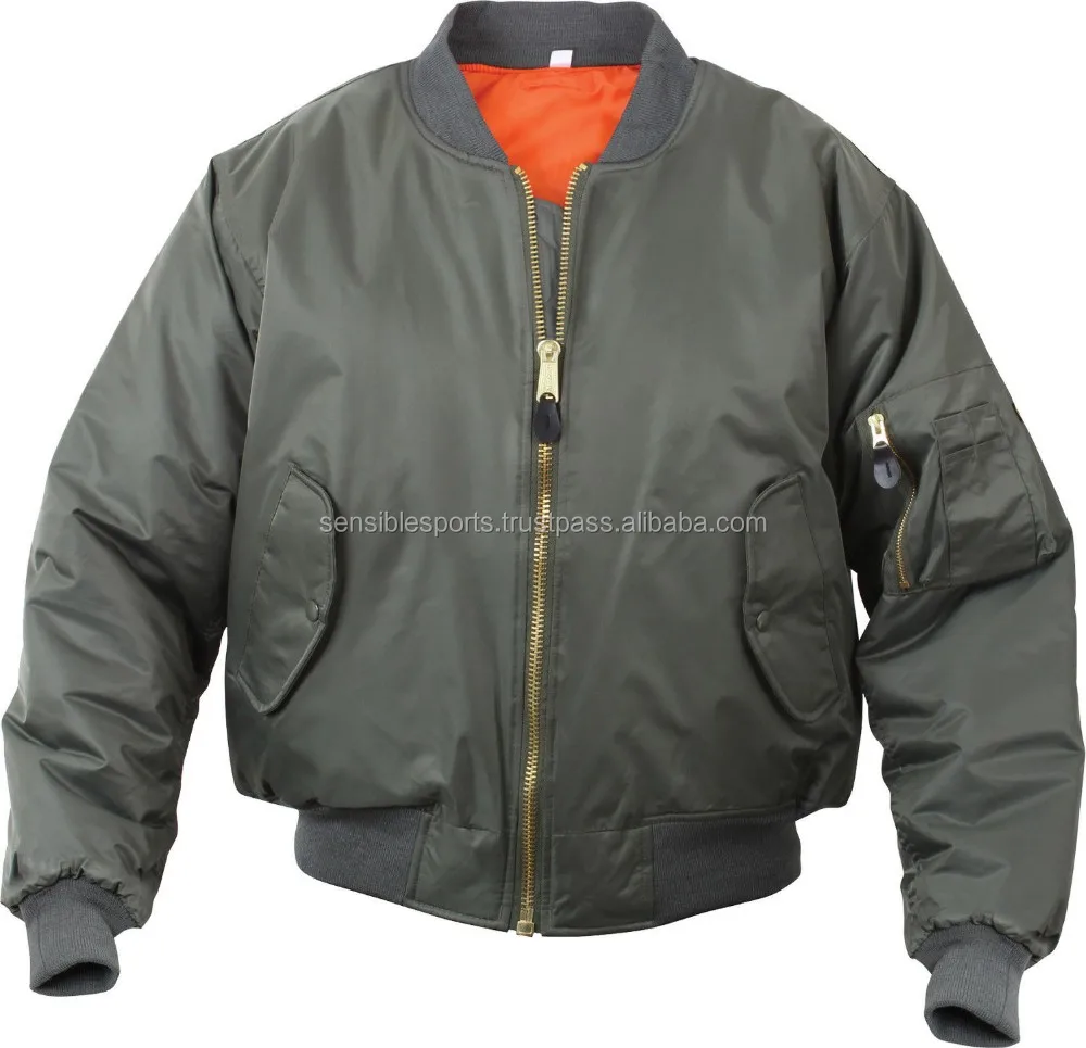 Pakistan Wholesale Clothing Softshell Satin Bomber Jacket Side Pockets
