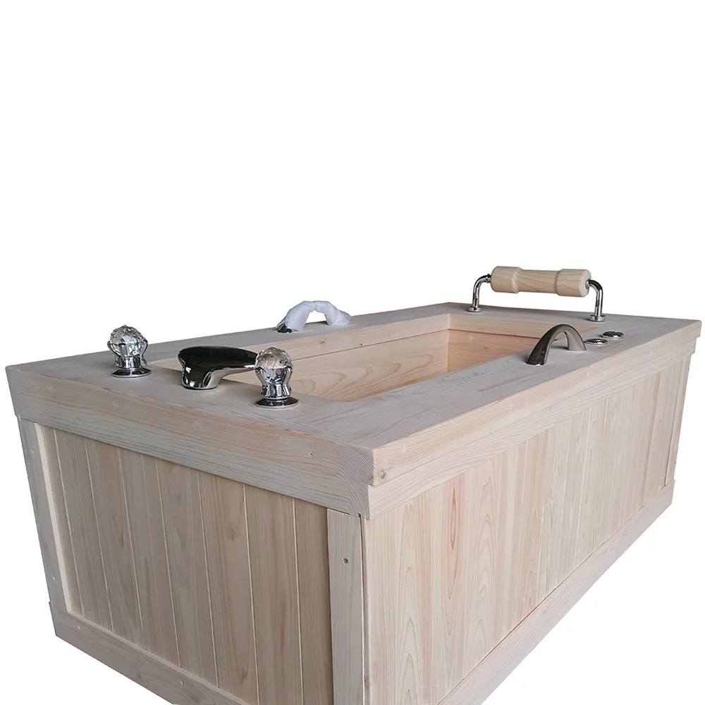 Premium Hinoki Cypress Wooden Massage(whirlpool) Bathtubs ...