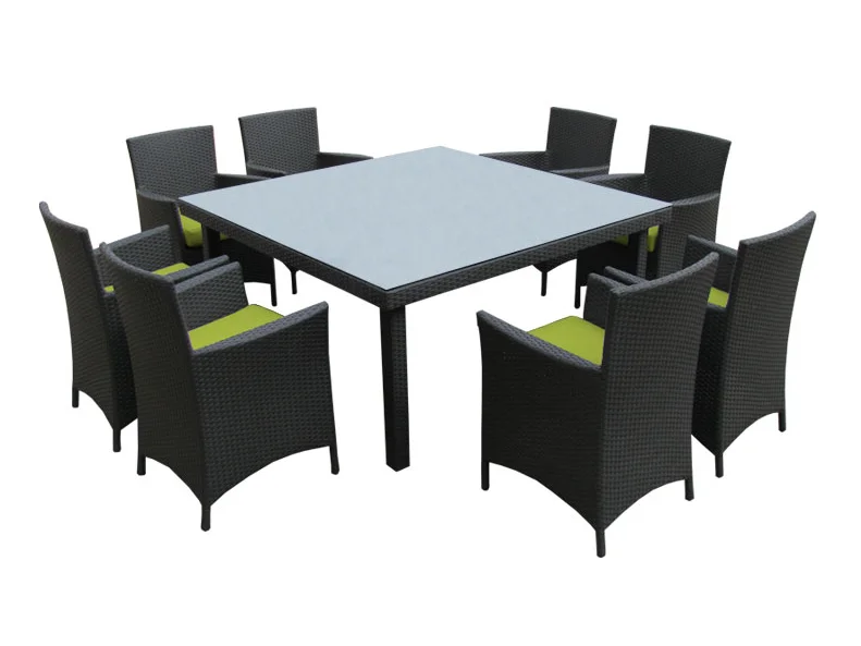 Rattan Outdoor Cube 8 Seater Dining Set Garden Furniture - Buy 8 Seater