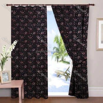 Indiase Hand Blok Gedrukt Gordijn Draperie Panel Vel 2 St Set Muur ... Indiase Hand Blok Gedrukt Gordijn Draperie Panel Vel 2 St Set Muur ...