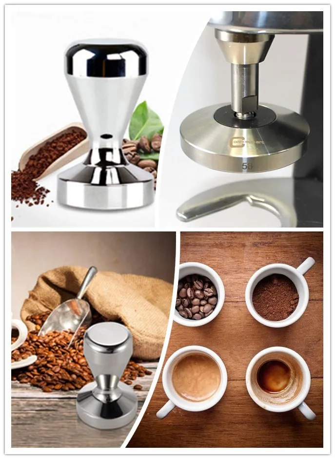 milling customized precision solid stainless steel coffee tamper