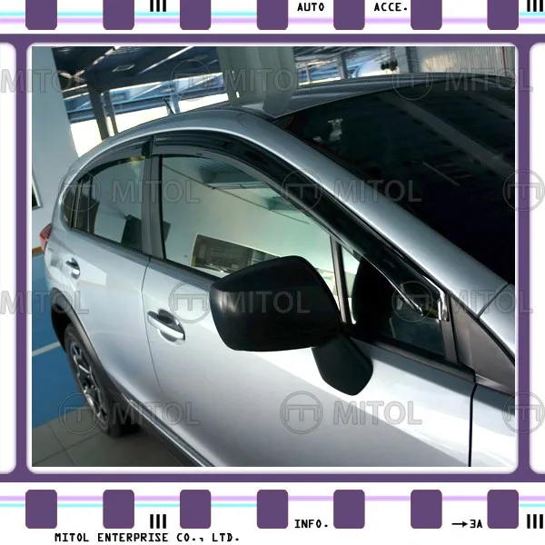 subaru crosstrek window deflectors