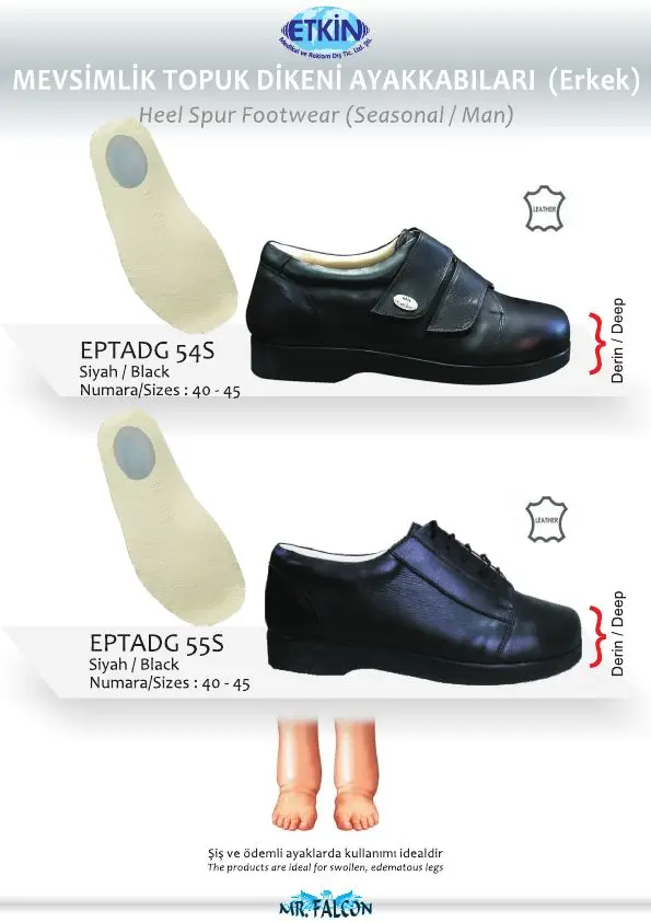 Best Orthopedic Medical Leather Shoes For Heel Spur Plantar Fasciitis