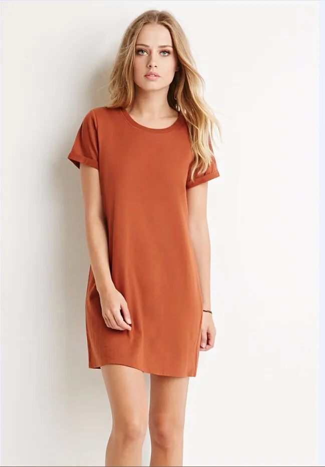 Plain T Shirt Dress Sale Online, UP TO ...