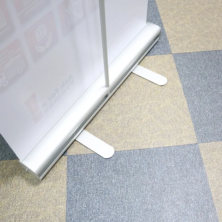 Aluminum display rack trade show display roll up standees