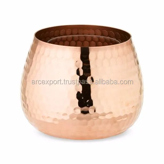 Copper Plated Candle Jar With Lid Buy Copper Plated Candle Jar With