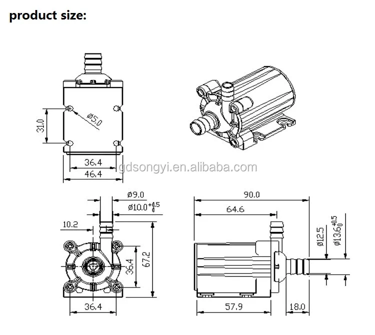 12 V Dc Water Pumps,Air Cooler Water Pump Buy Mini Submersible Water