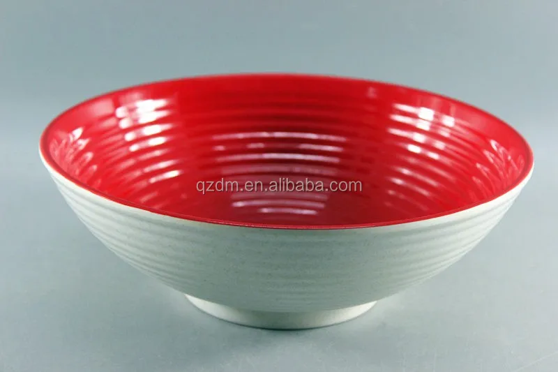 2 Tone Melamine Noodle Bowl Two Color Melamine Bowl