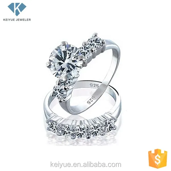 925 Silver Pace Zircon Stone Couple Rings For Engagement Tanishq