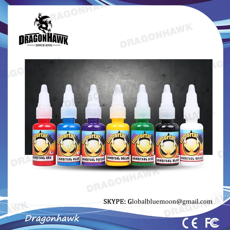 Free Shipping High Quality Best Tattoo Ink 7 Colors 0.5oz Buy Tattoo