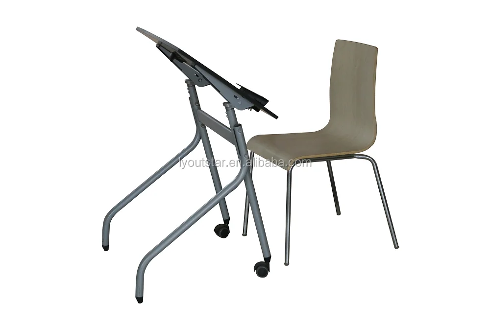 Economical Adjustable Student Table For Drawing Sketching Used Folding