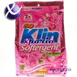 So Klin Powder Detergent Softergent Pink 900gr Indonesia 