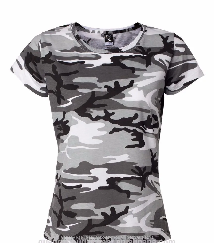 camouflage print t shirt