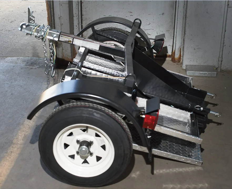 Small Singlerail Folding Motorcycle Trailer For Sale Buy Small