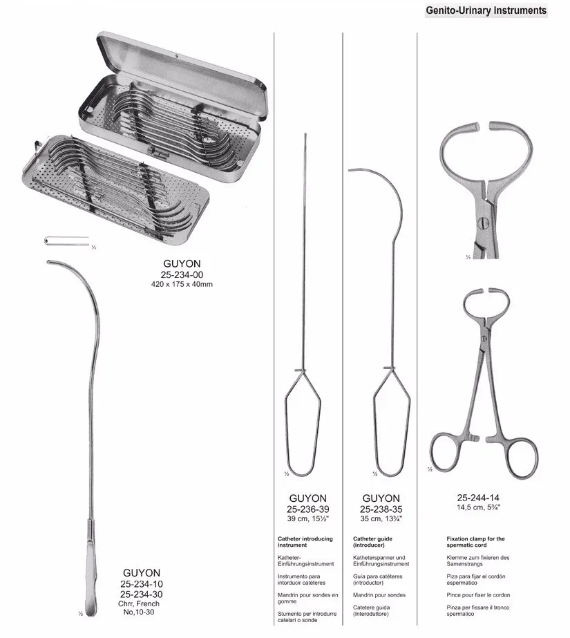 Genito-instrumentos Urinarios,Instrumentos De Ginecología Y Obstetricia