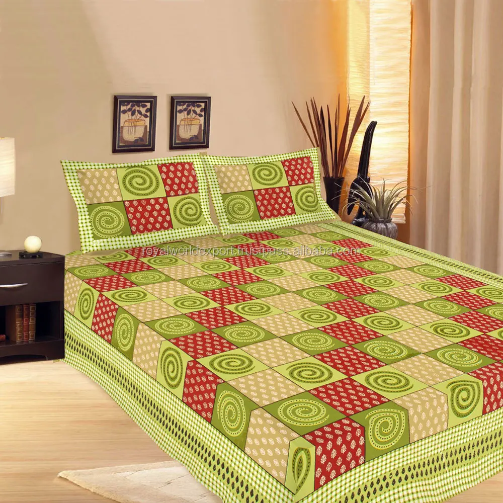 Indian Embroidered India Inspired Bedding Decorative Handmade