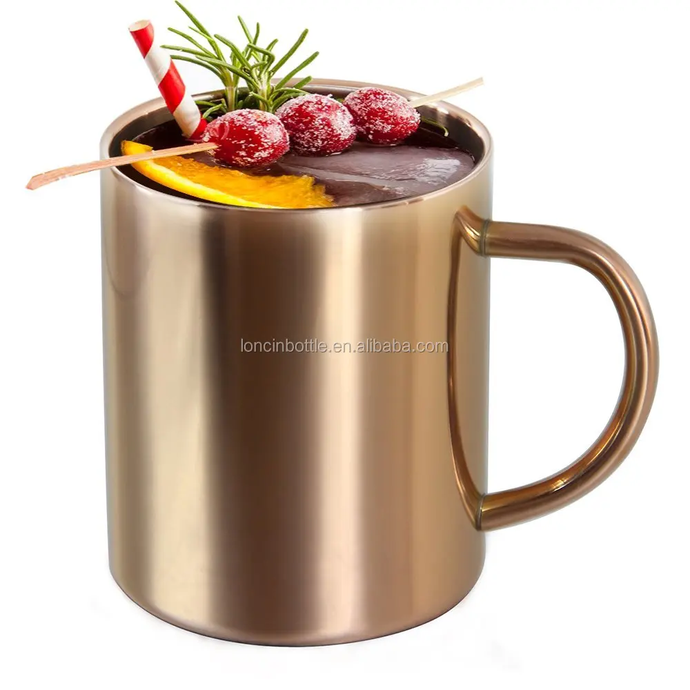 15oz Copper Plating Mint Julep Cups Moscow Mule Copper Mug,Copper