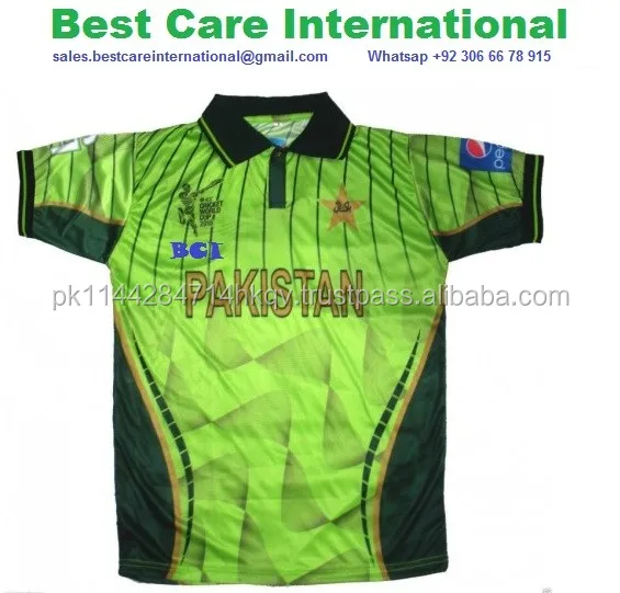 Pakistan Cricket Kit Pakistan Cricket Uniform Kit Buy Cricket Color
