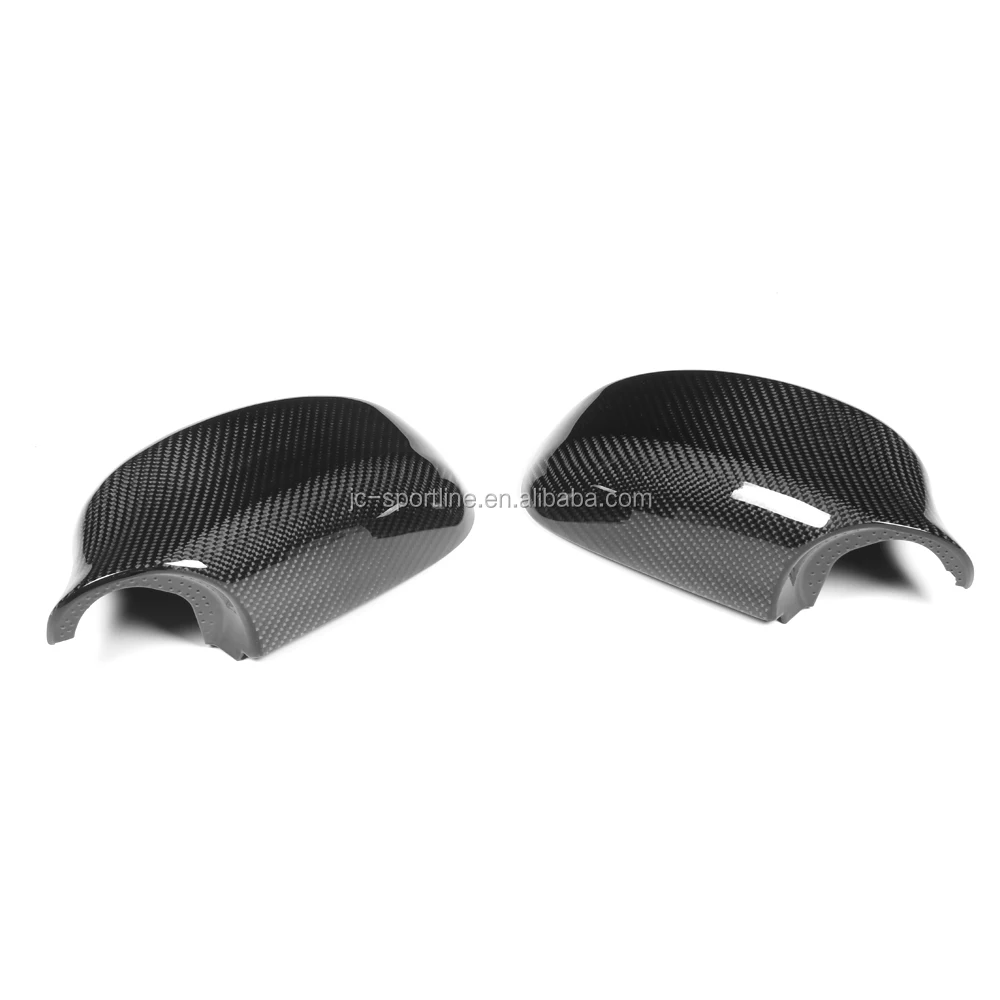 M3 Style Carbon Fiber Mirror Covers – Pair For BMW E90/E91 LCI 328i 323i 335i (2009-2011) – Clip-On Replacement Caps