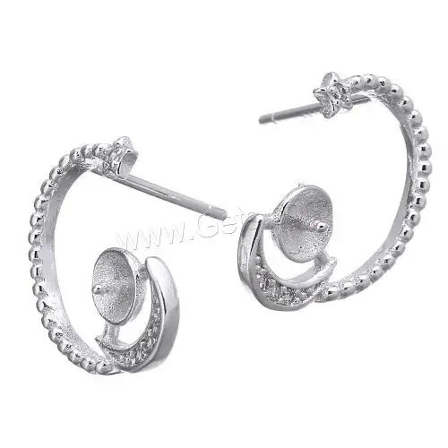 Venta Al Por Mayor El Gramo De Plata Compre Online Los Mejores 1114895 925 Luna Y Estrella Micro Pave Cubic Zirconia Pennte Del Perno Prisionero De Plata Componente