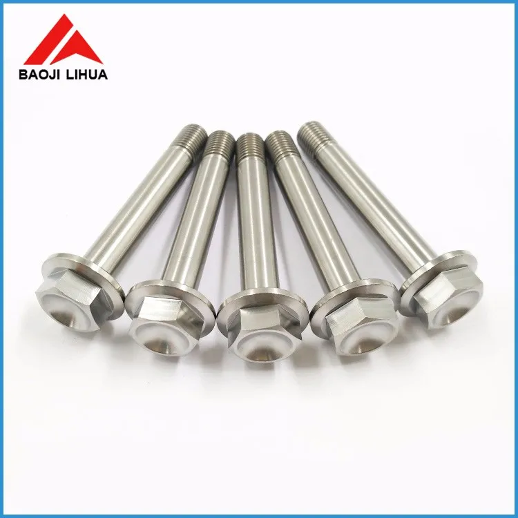 Flange Bolt Dimple Head Rainbow Colors Bolts for Motorcycle M8 Titanium 10-15days Machining,cnc CN;SHA LHTI Din6921,iso 7380