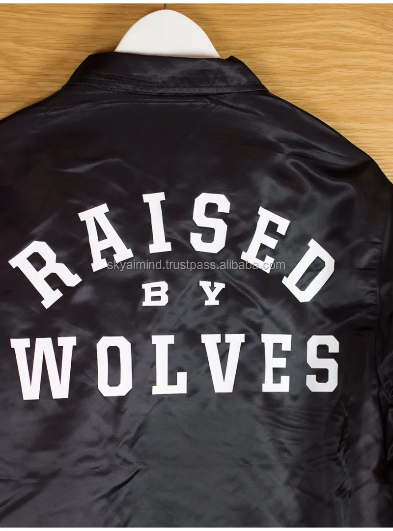 Nylon Customized Coaches Jackets,Waterproof Custom Coaches Jackets,Full