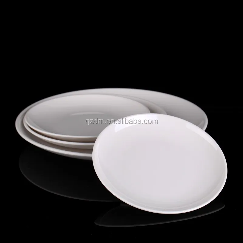 7/8/9/10/11/12/14 Inch Melamine White Dish And Plate