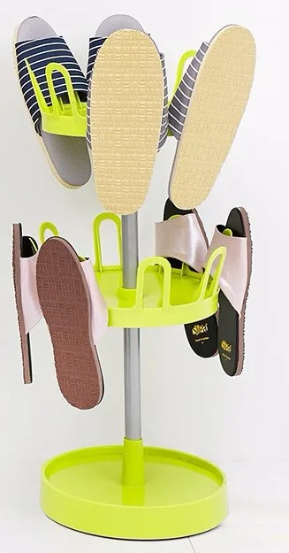 New Design Swivel Slippers Rack 2 Tier Shoe Stand Buy Plastik Rak Sepatu Sandal Display Putar Rak Sepatu Product On Alibaba Com