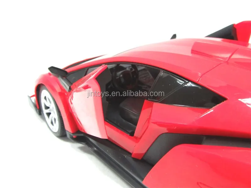 1/18 Scale Rc Open Door Sport Car Red Racing Car With Right And