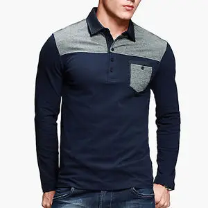 cotton polo shirts long sleeve