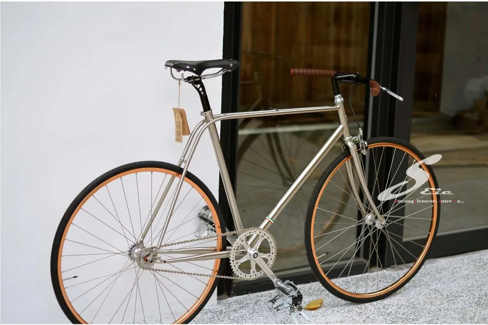 700c 铜 rim 复古经典固定齿轮自行车