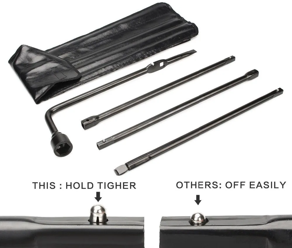MAD Spare Tire Lug Wrench Tool Replacement Kit For Ford Ranger (1998-2011) – 19mm Socket, Steel