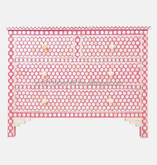 Wooden Bone Inlay Chest Of Drawers Buy Bone Inlay Chest Of
