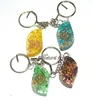 Top Class Orgone Keyring Assorted Stone Eye Shape Orgone Keying
