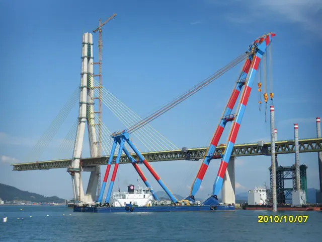 
1200TON PONTOON CRANE BARGE FOR SALE(SDM-FC-164) 