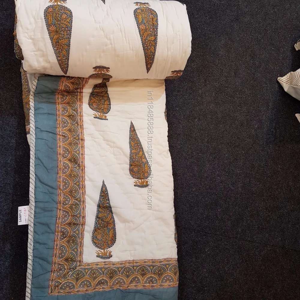 Handmade Block Print Jaipuri 100cotton Quilt Buy Quilt,Jaipuri