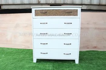 Waterhyacint Indoor Rotan Grote Kast 5 Drawers/woonkamer Meubels ... Waterhyacint Indoor Rotan Grote Kast 5 Drawers/woonkamer Meubels ...