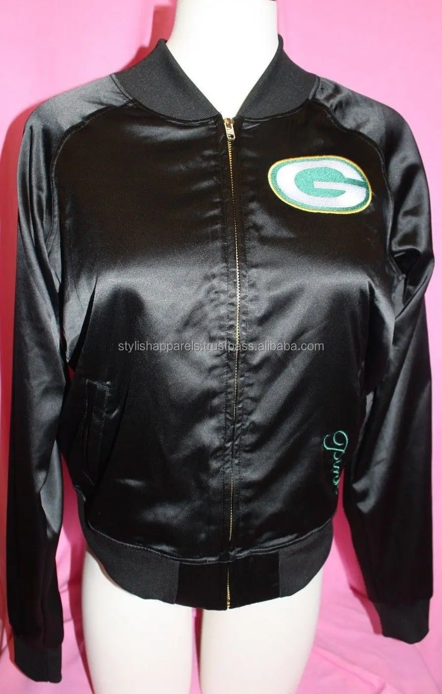 TM-9724/Cotton Silk Pique-Baseball Jacket main image 1