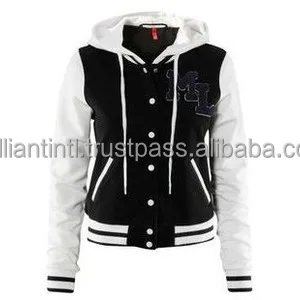 womens varsity jacket with hood