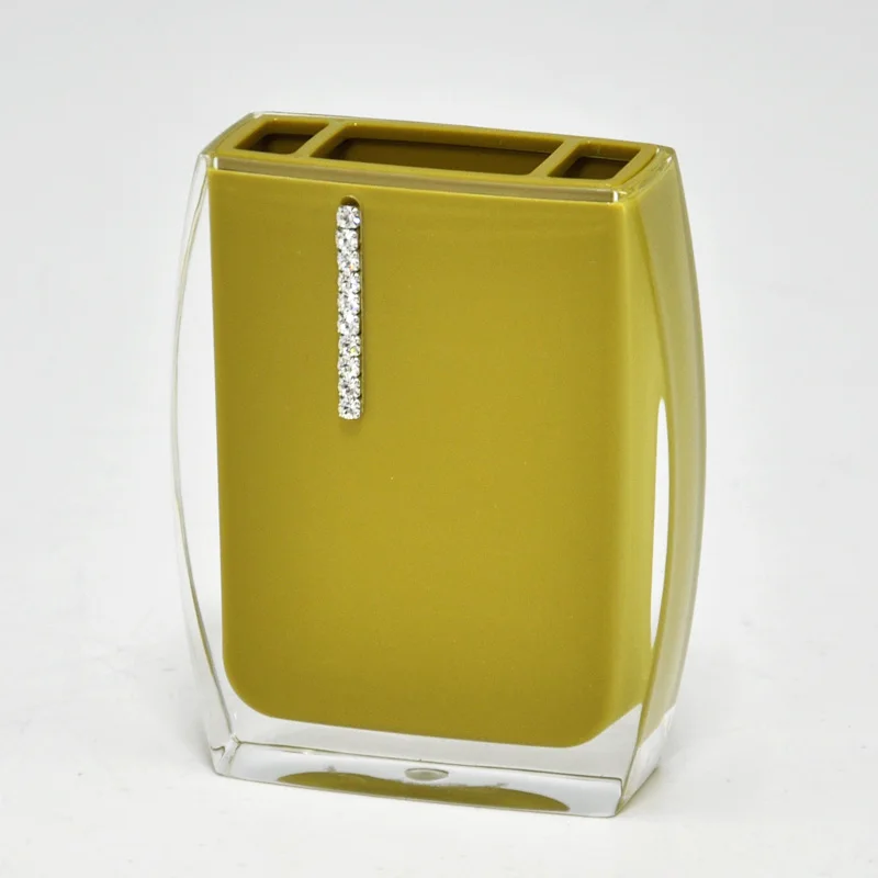 Diamond Border Mustard Yellow Bathroom Accessories Set Buy Yellow