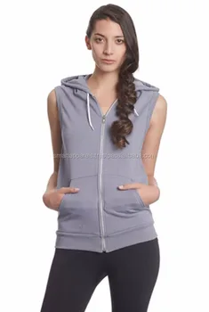 without sleeves hoodie