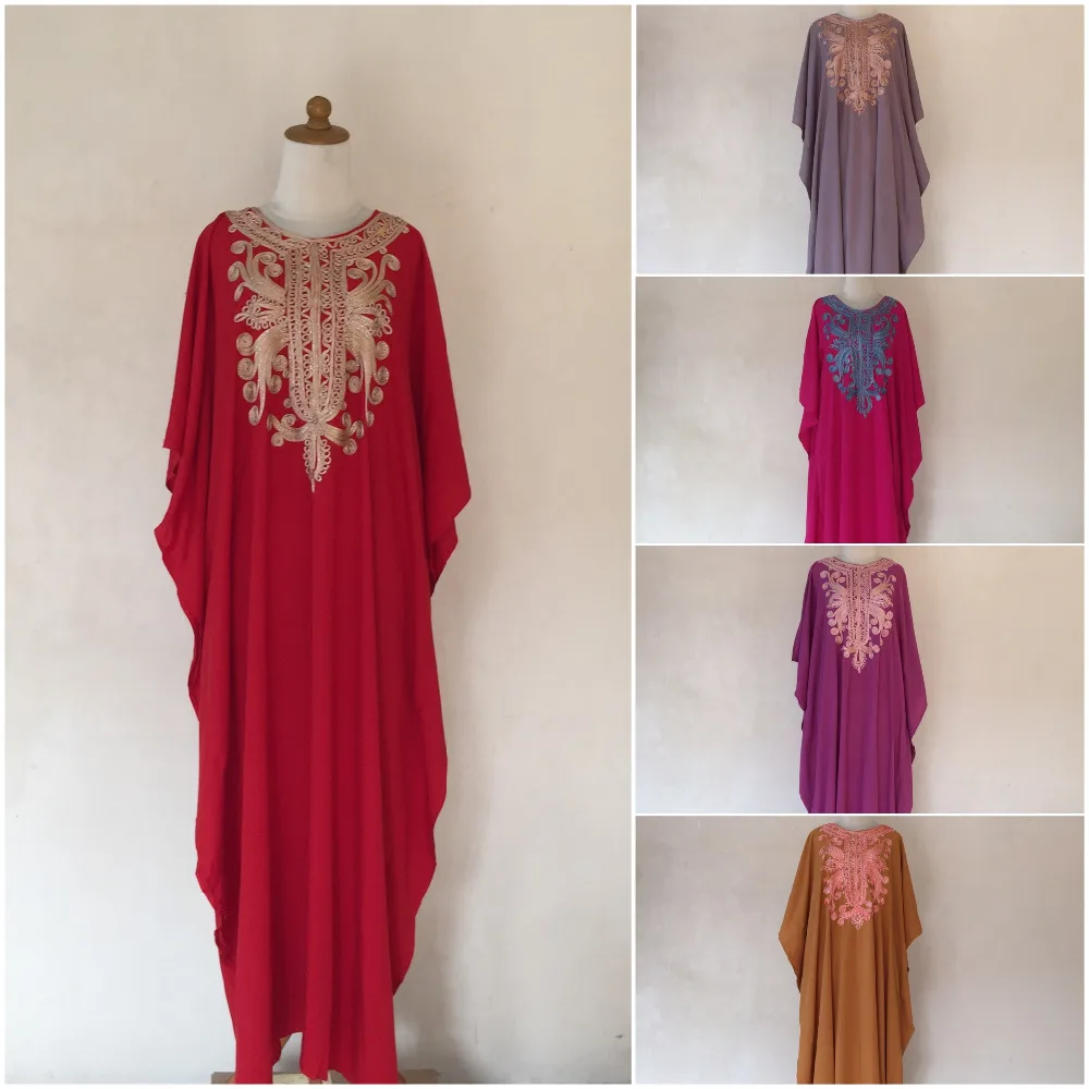 viscose kaftan dress