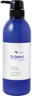 Dr. Select Placenta Treatment Bottle 500ml Dry and Damaged Hair Repairing Made in Japan