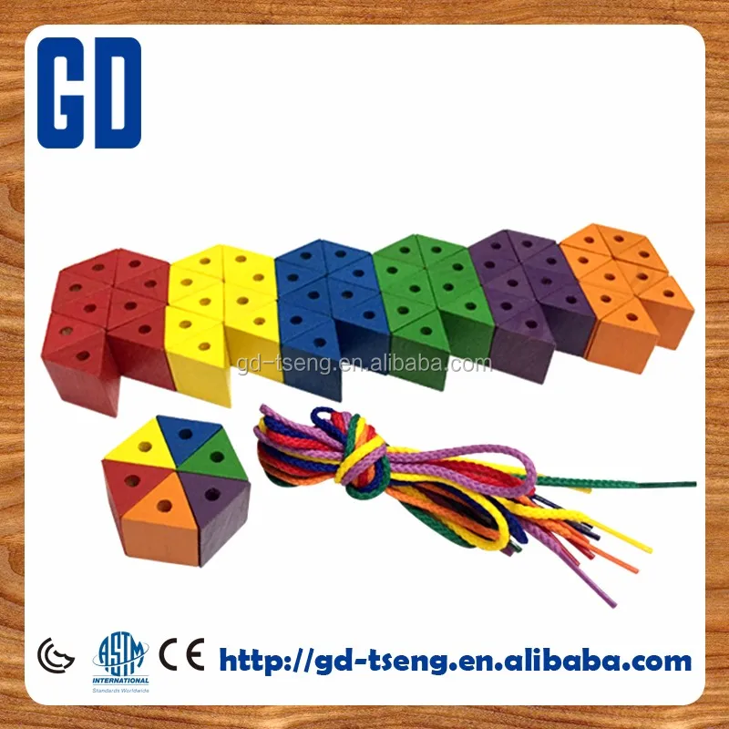 Gd Wholesale,Fun4 Sizes assorted Wooden Beads Mixed /building Block