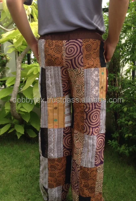 Ikigai Cotton Patchwork Pants (Medium)